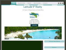 Tablet Screenshot of latitude9.com